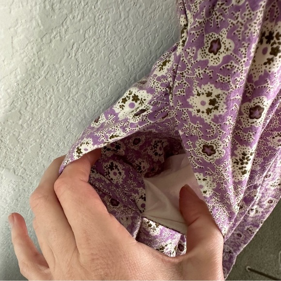 SEA NEW YORK Ida Apron Lilac Midi Dress SZ S - Picture 9 of 10